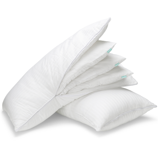 EverSnug Goose Feather Adjustable Layer Pillows for Sleeping Set of