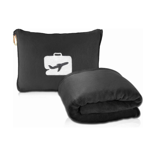 EverSnug 2 in 1 Airplane Travel Blanket and Pillow