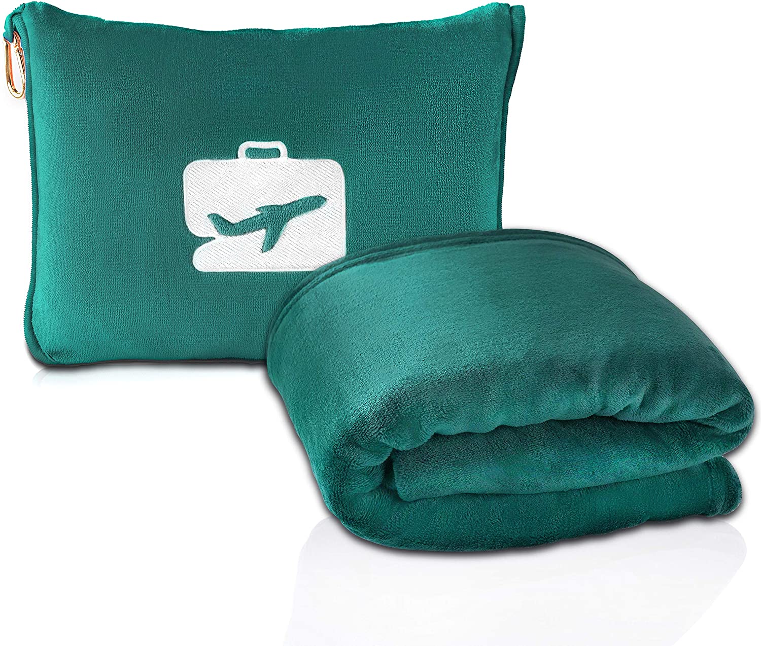 EverSnug 2 in 1 Airplane Travel Blanket and Pillow