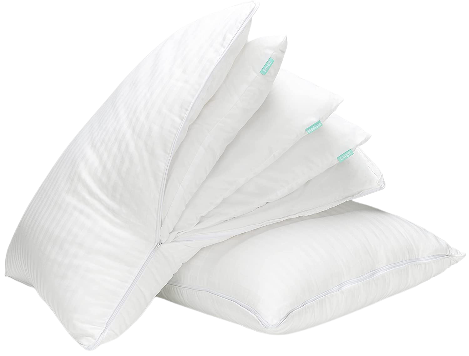 EverSnug Adjustable Layer Pillows For Sleeping Set Of 2 Eversnug adjustable layer pillows for sleeping set of 2